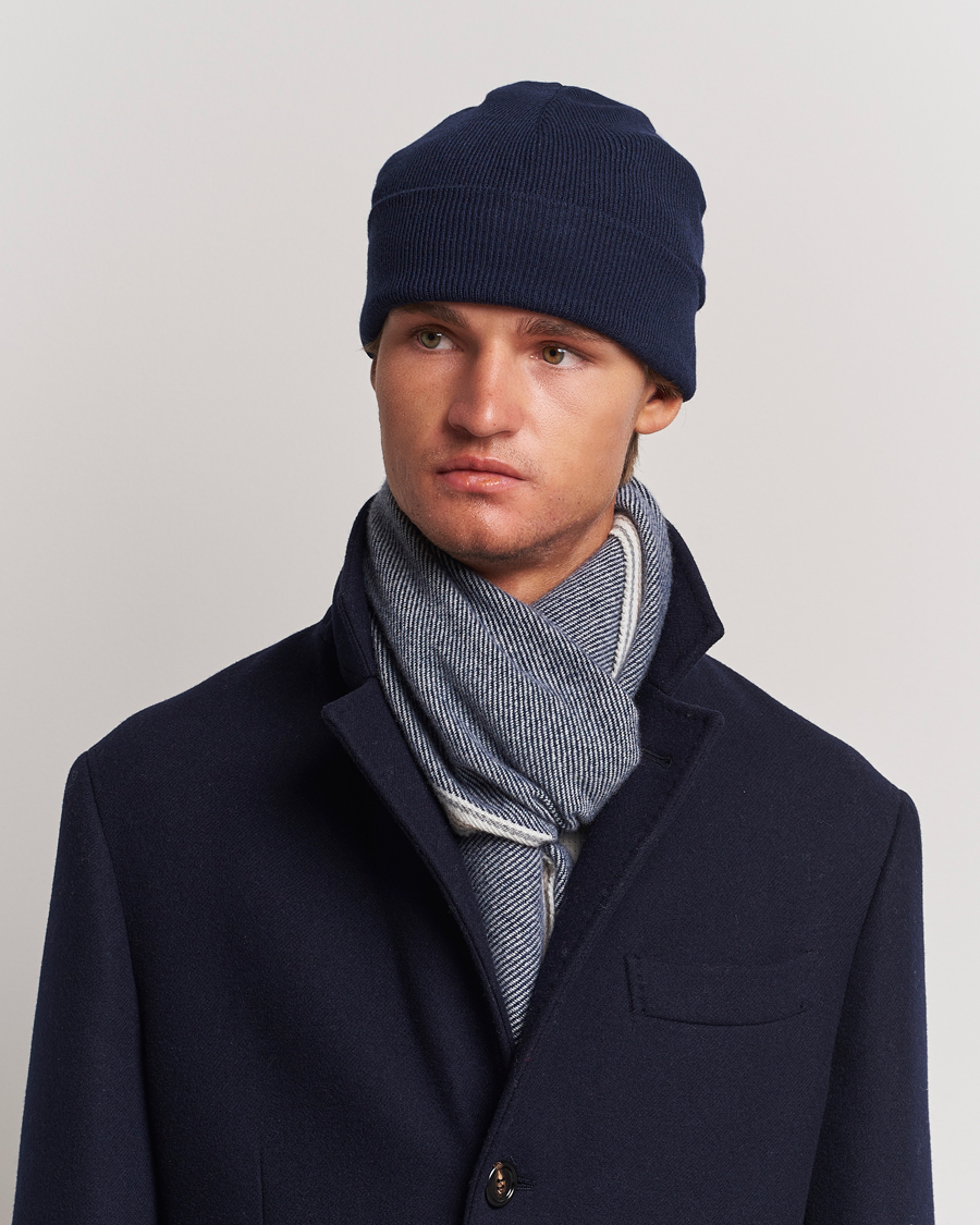 Homme | Brunello Cucinelli Cashmere Beanie Navy | Brunello Cucinelli | Cashmere Beanie Navy
