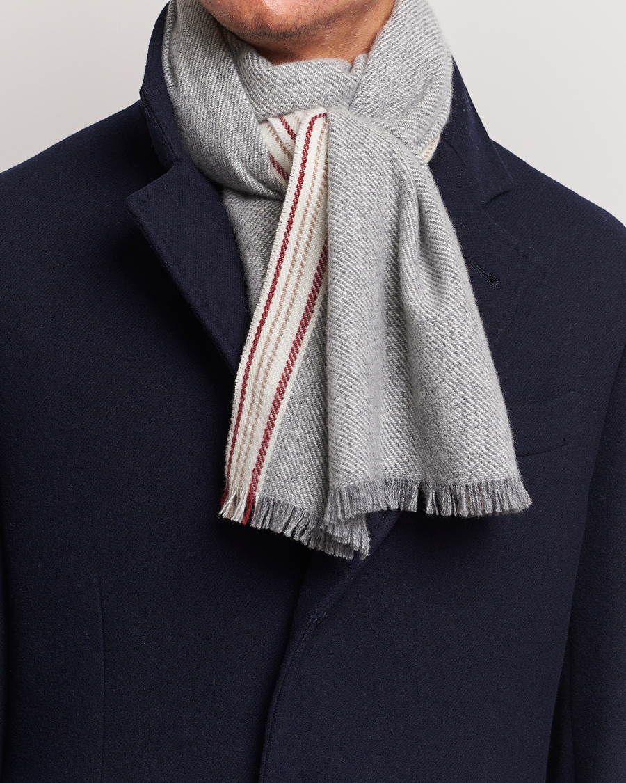 Homme | Brunello Cucinelli Cashmere Scarf Grey | Brunello Cucinelli | Cashmere Scarf Grey