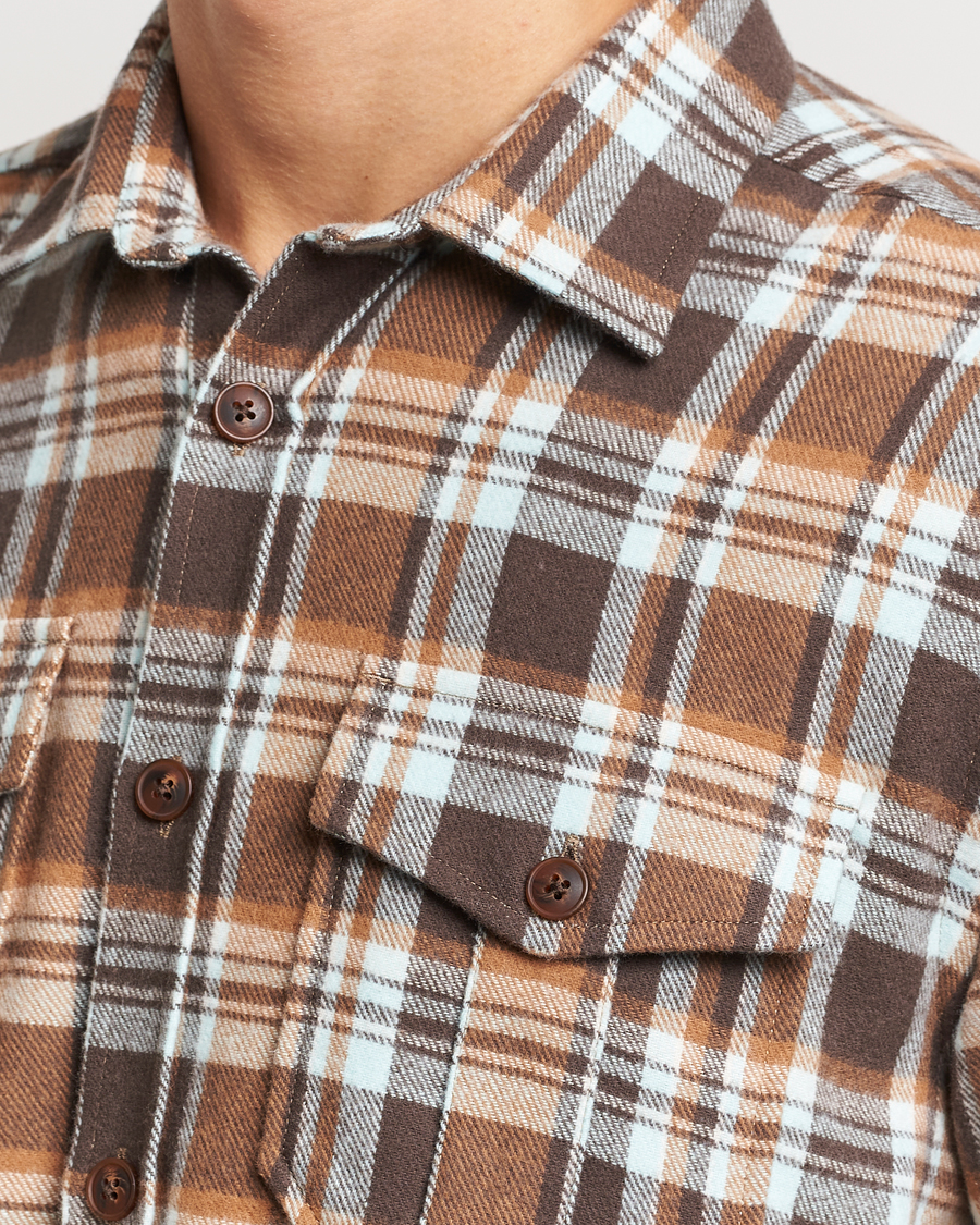 Homme | Chemises | Morris | Tartan Shirt Classic Fit Camel