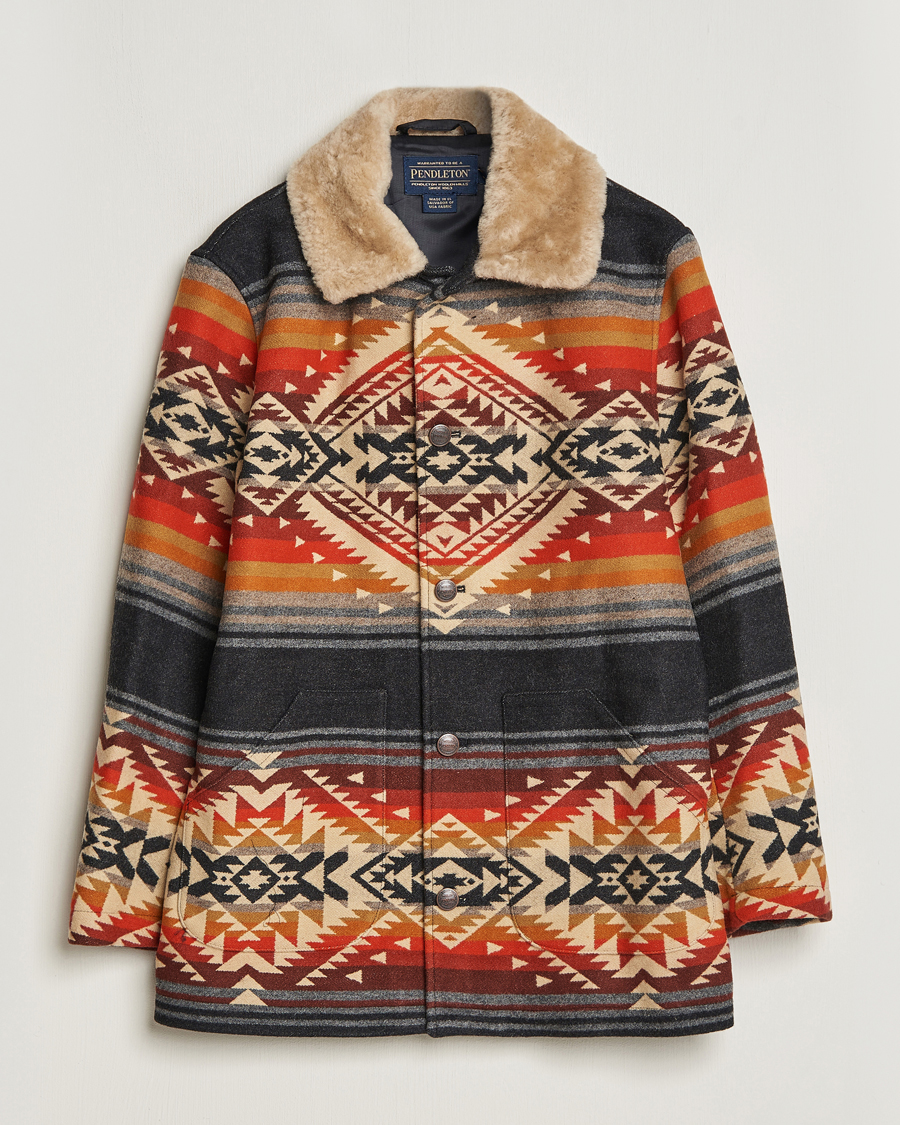 Homme | Manteaux Et Vestes | Pendleton | Brownsville Coat Bridge Creek Red