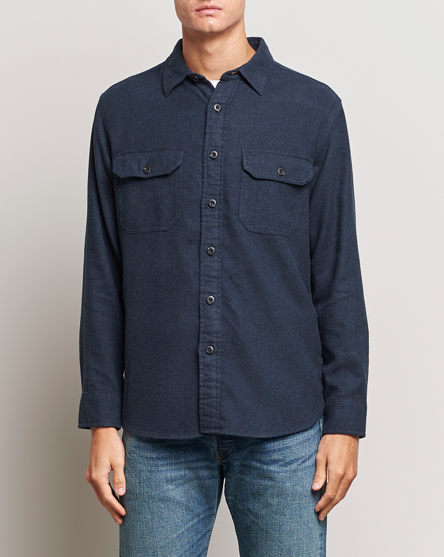 Homme | Chemises | Pendleton | Burnside Flannel Shirt Navy Heather