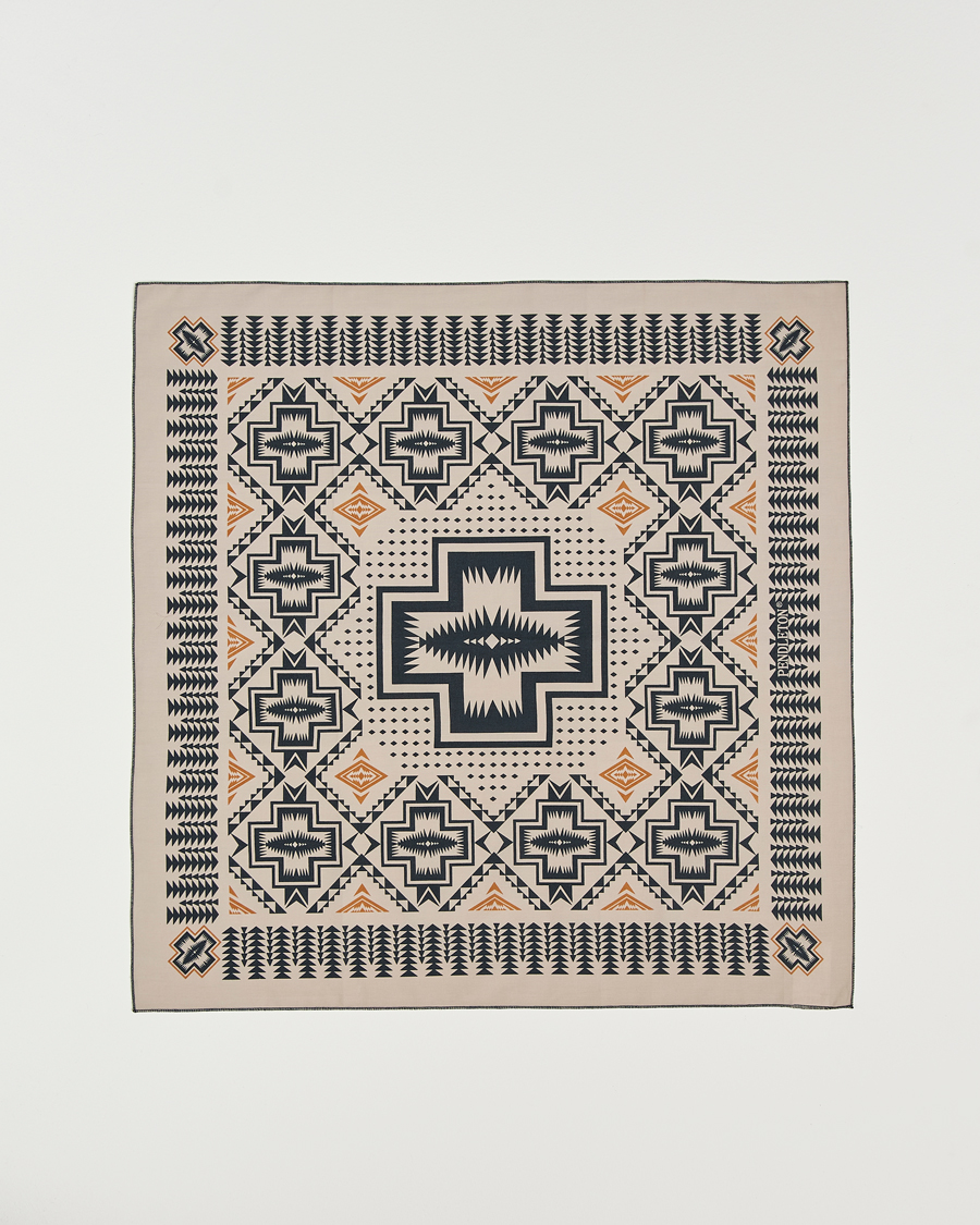 Homme | Pendleton Cotton Bandana Harding Taupe | Pendleton | Cotton Bandana Harding Taupe