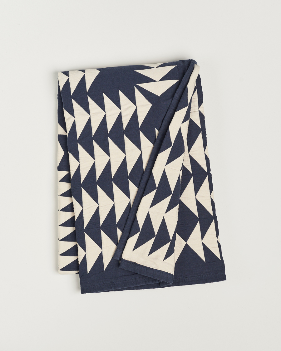 Homme | Tissus | Pendleton | Organic Cotton Matelasse Blanket Midnight Nova