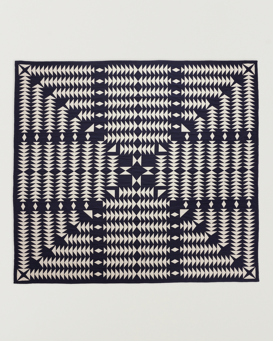 Homme | Tissus | Pendleton | Organic Cotton Matelasse Blanket Midnight Nova