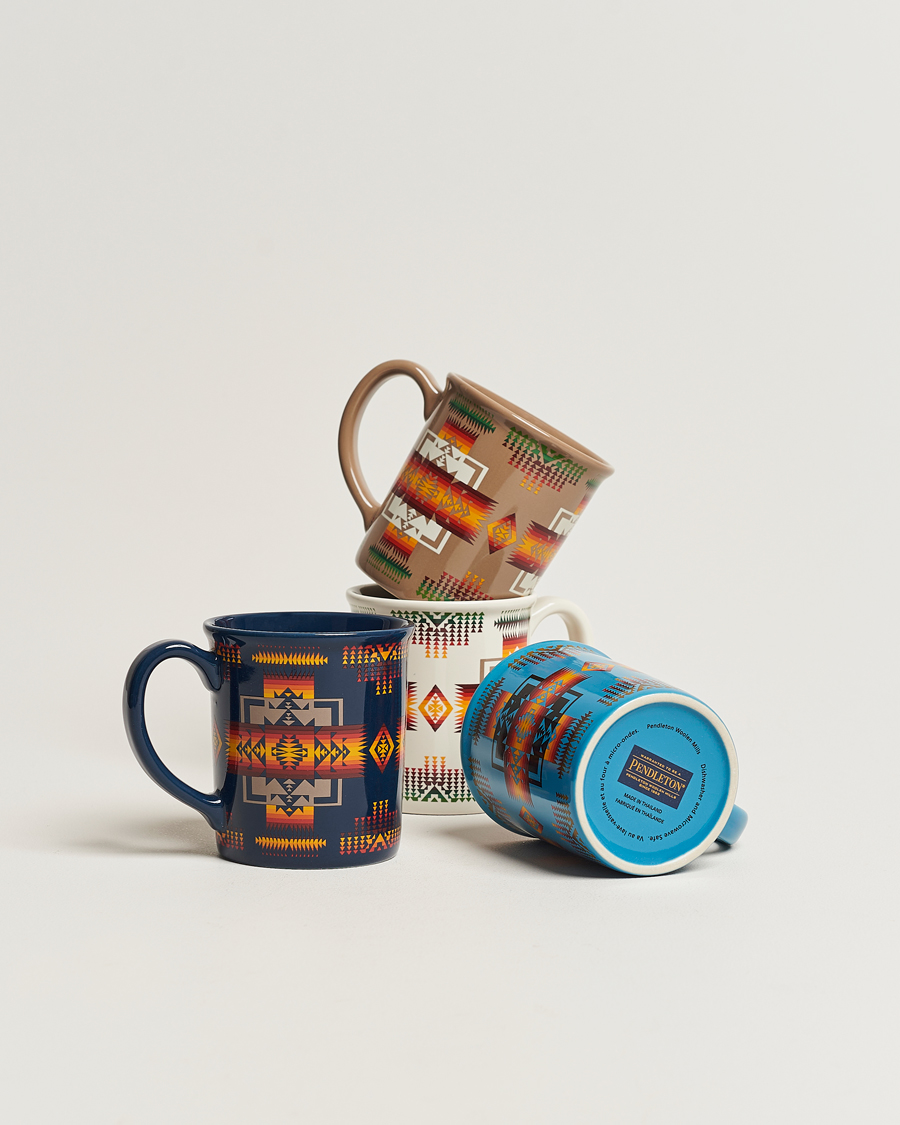 Homme |  | Pendleton | Ceramic Mug Set 4-Pack Chief Joseph Mix