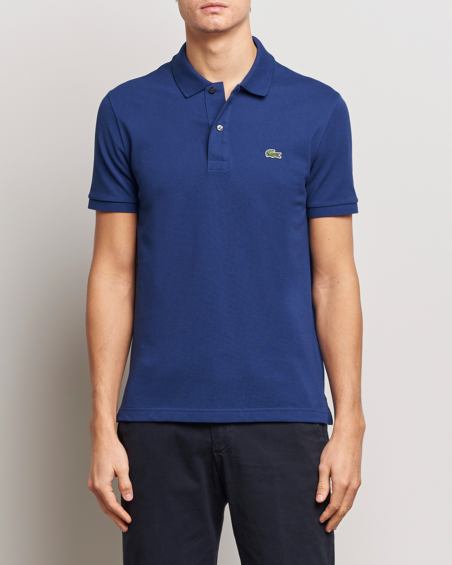 Homme | Polos | Lacoste | Slim Fit Polo Piké Methylene