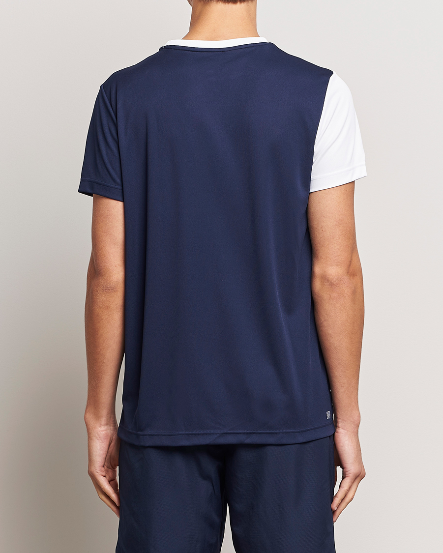 Homme | T-shirts | Lacoste Sport | Performance Colourblocked T-Shirt White/Navy