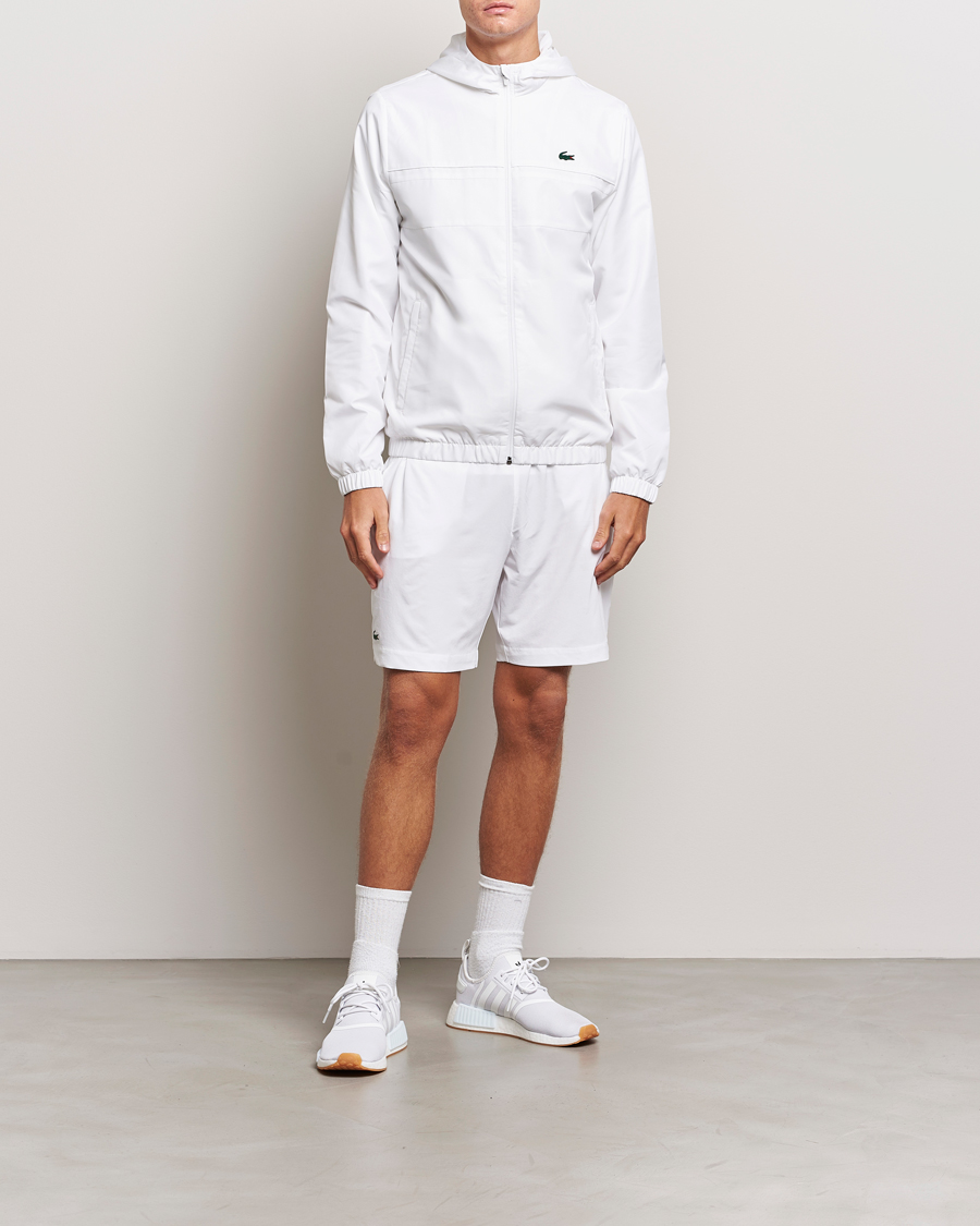 Homme | Pulls Et Tricots | Lacoste Sport | Performance Full Zip Hoodie White