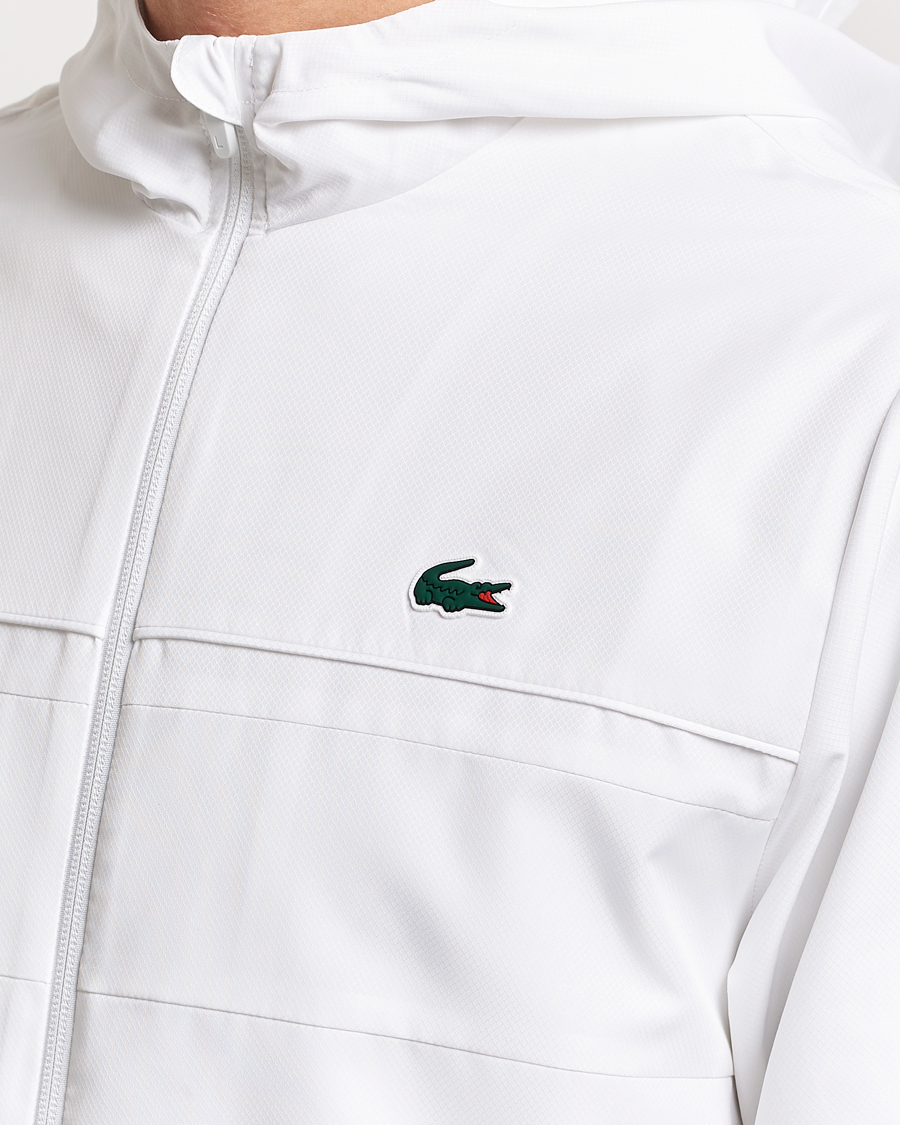 Homme | Pulls Et Tricots | Lacoste Sport | Performance Full Zip Hoodie White