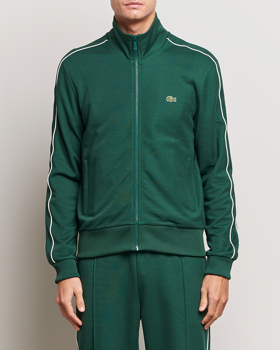 Homme | Pulls Et Tricots | Lacoste | Full Zip Track Jacket Green