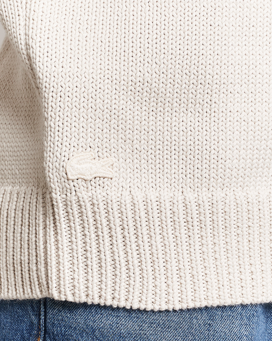Homme | Pulls Et Tricots | Lacoste | Retro Logo Knitted Crew Neck Sweater Lapland