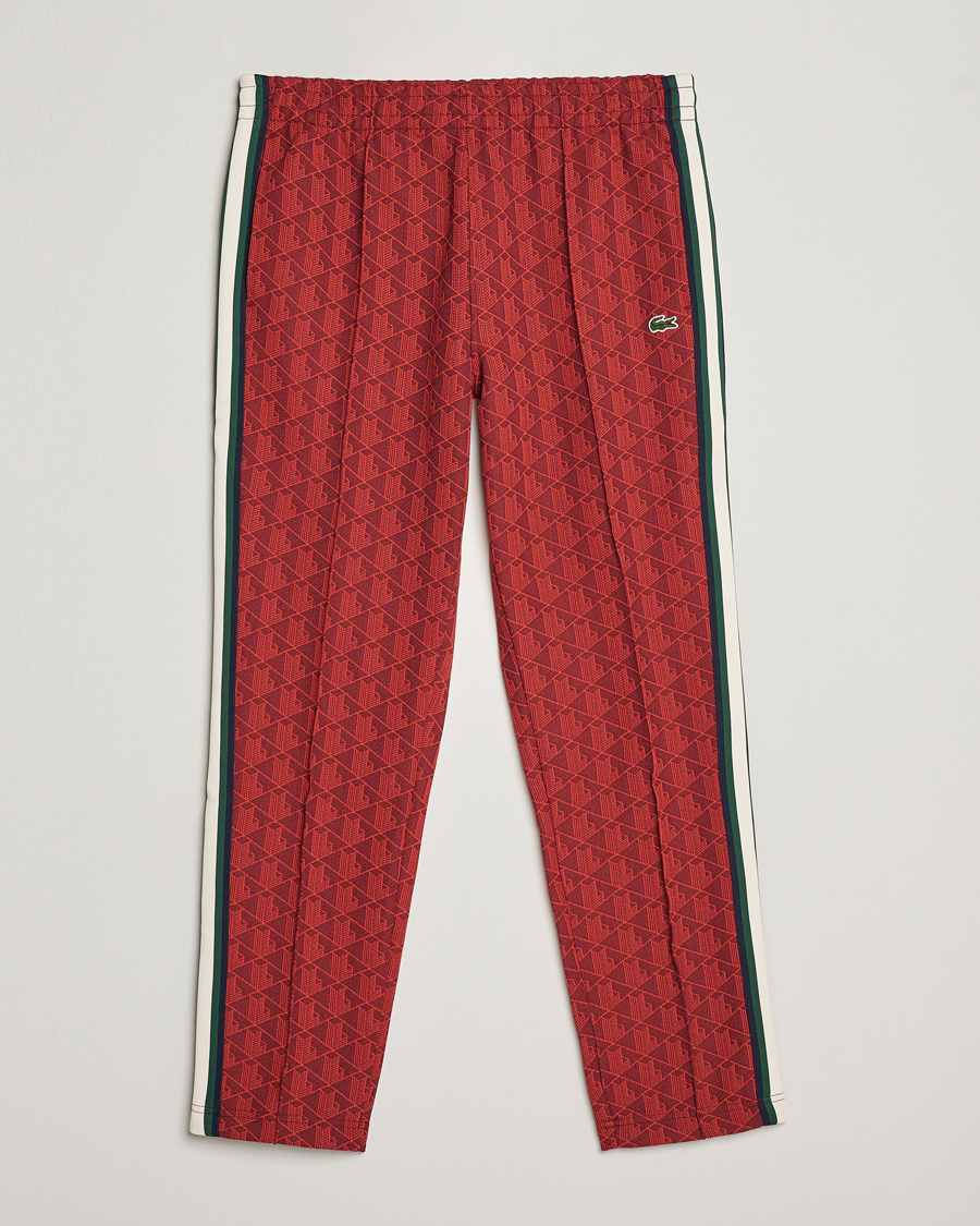 Homme | Pantalons | Lacoste | Monogram Trackpants Pinot/Red