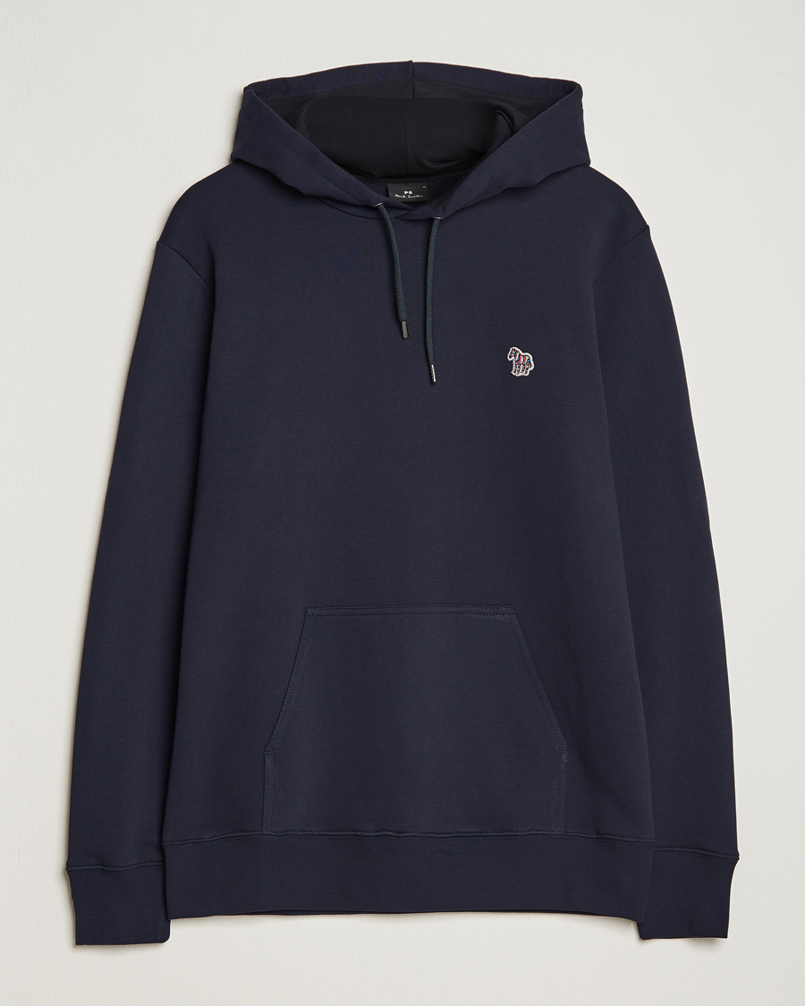 Homme | Pulls Et Tricots | PS Paul Smith | Zebra Organic Cotton Hoodie Navy