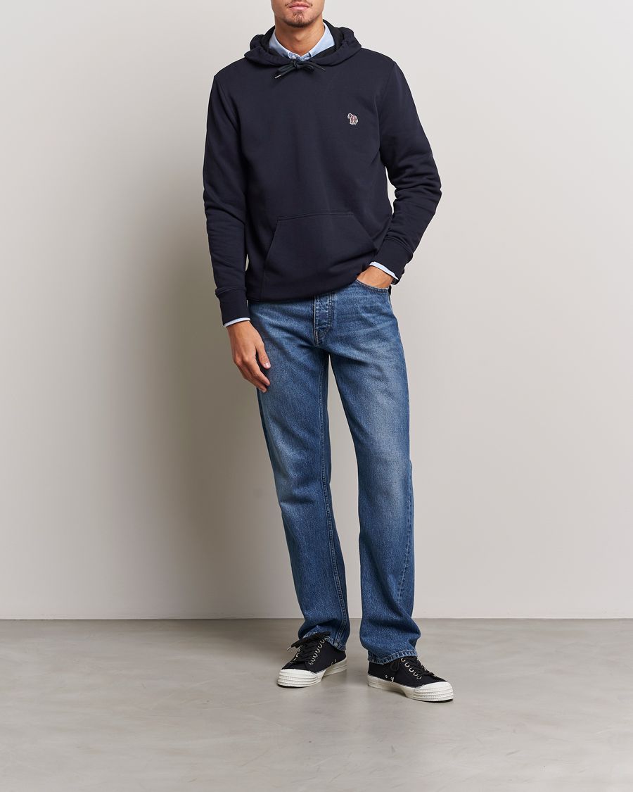 Homme | Pulls Et Tricots | PS Paul Smith | Zebra Organic Cotton Hoodie Navy