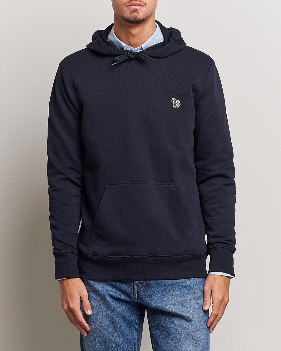 Homme | PS Paul Smith | PS Paul Smith | Zebra Organic Cotton Hoodie Navy