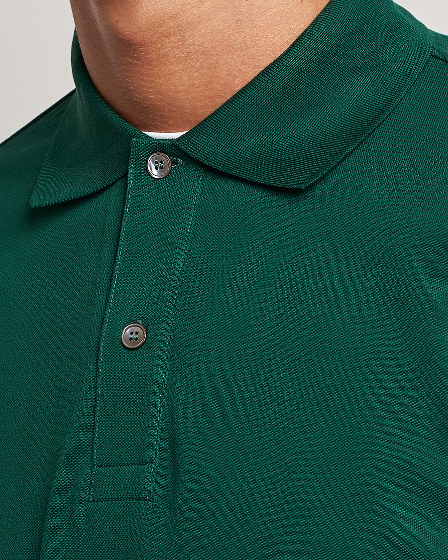 Homme | Polos | Paul Smith | Placket Stripe Polo Green