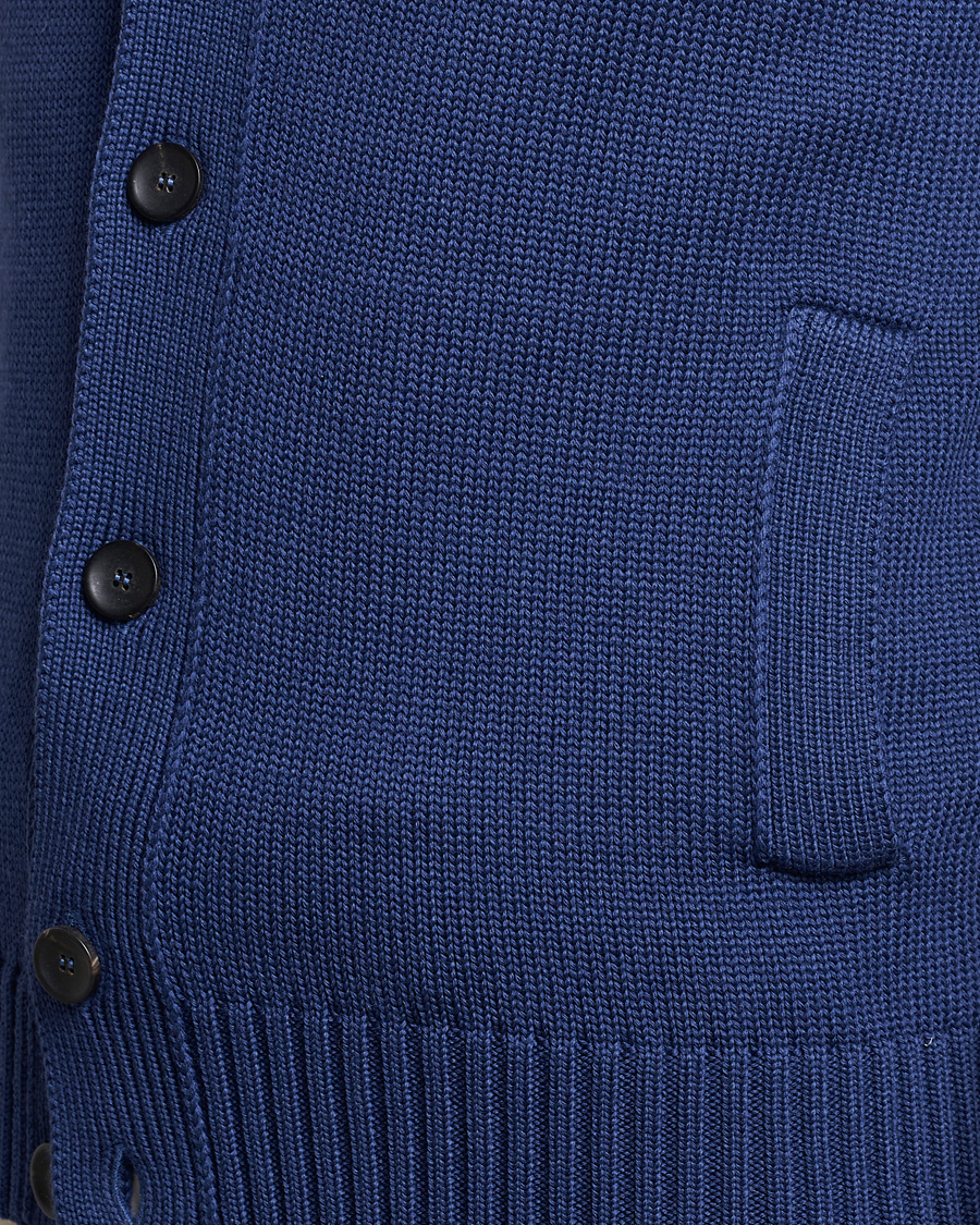 Homme | Pulls Et Tricots | Zanone | Virgin Merino Wool Chioto Cardigan Royal Blue