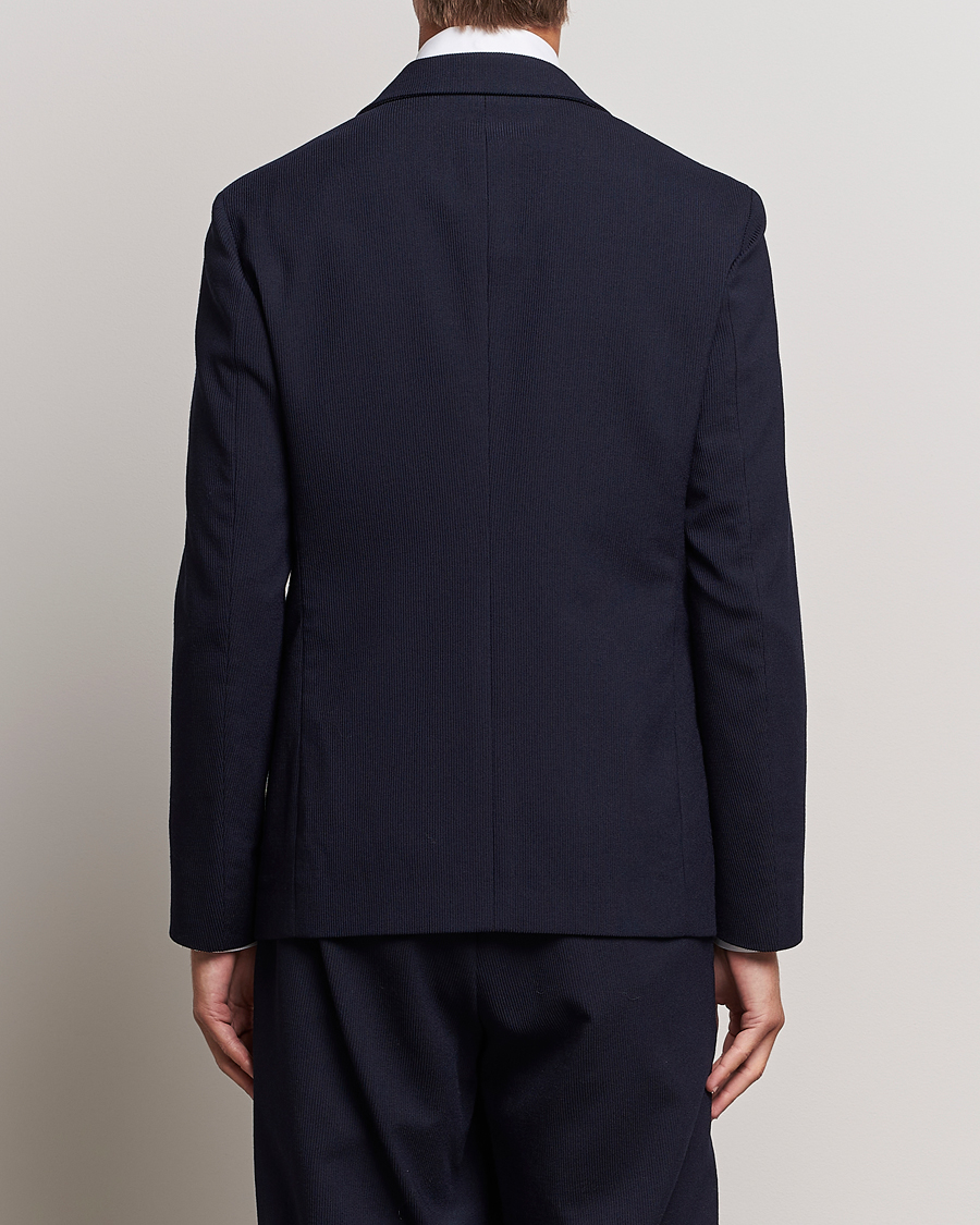 Homme | Blazers | Giorgio Armani | Wool Stretch Blazer Navy