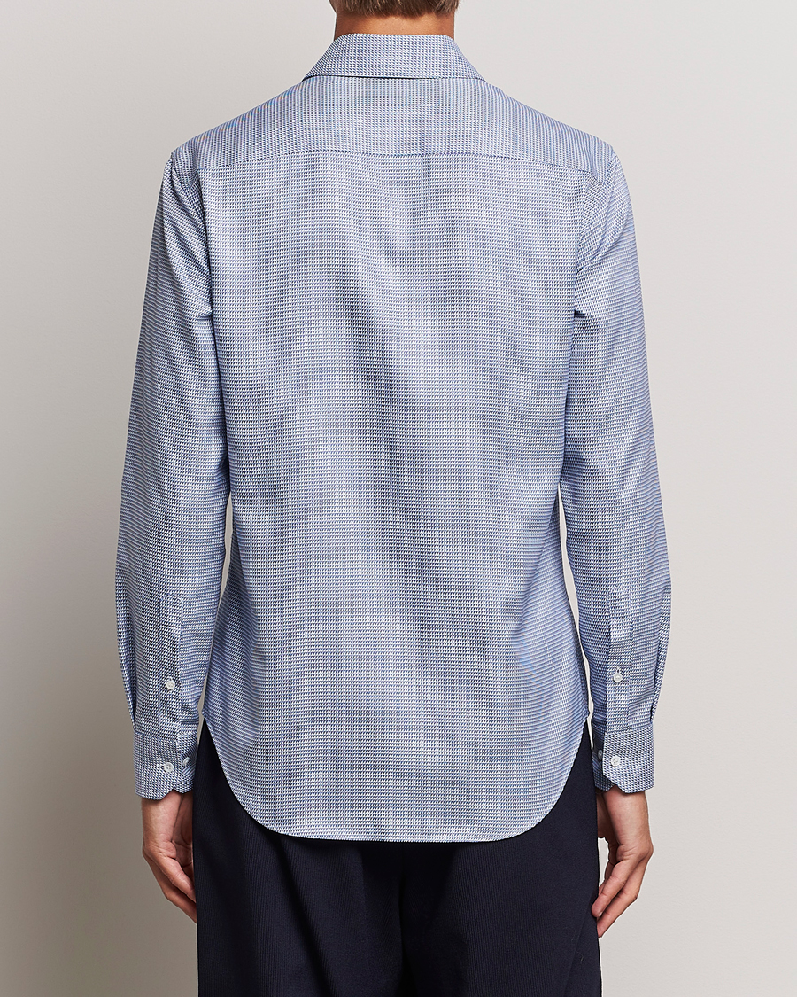 Homme | Chemises | Giorgio Armani | Micro Structure Dress Shirt Light Blue