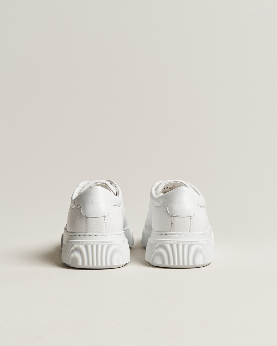 Homme | Giorgio Armani Deerskin Sneakers White | Giorgio Armani | Deerskin Sneakers White