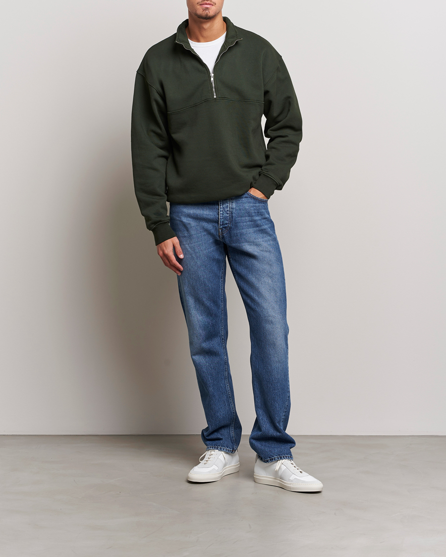 Homme | Pulls Et Tricots | Colorful Standard | Classic Organic Half-Zip Hunter Green