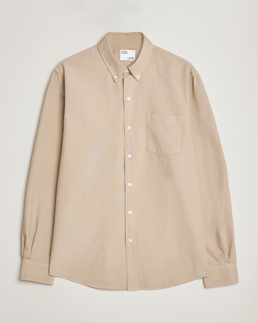 Homme | Chemises | Colorful Standard | Classic Organic Oxford Button Down Shirt Oyster Grey