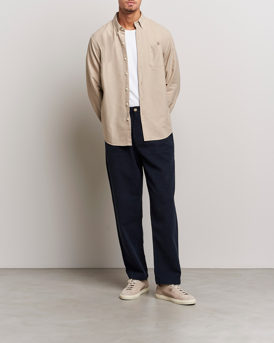 Homme | Chemises | Colorful Standard | Classic Organic Oxford Button Down Shirt Oyster Grey