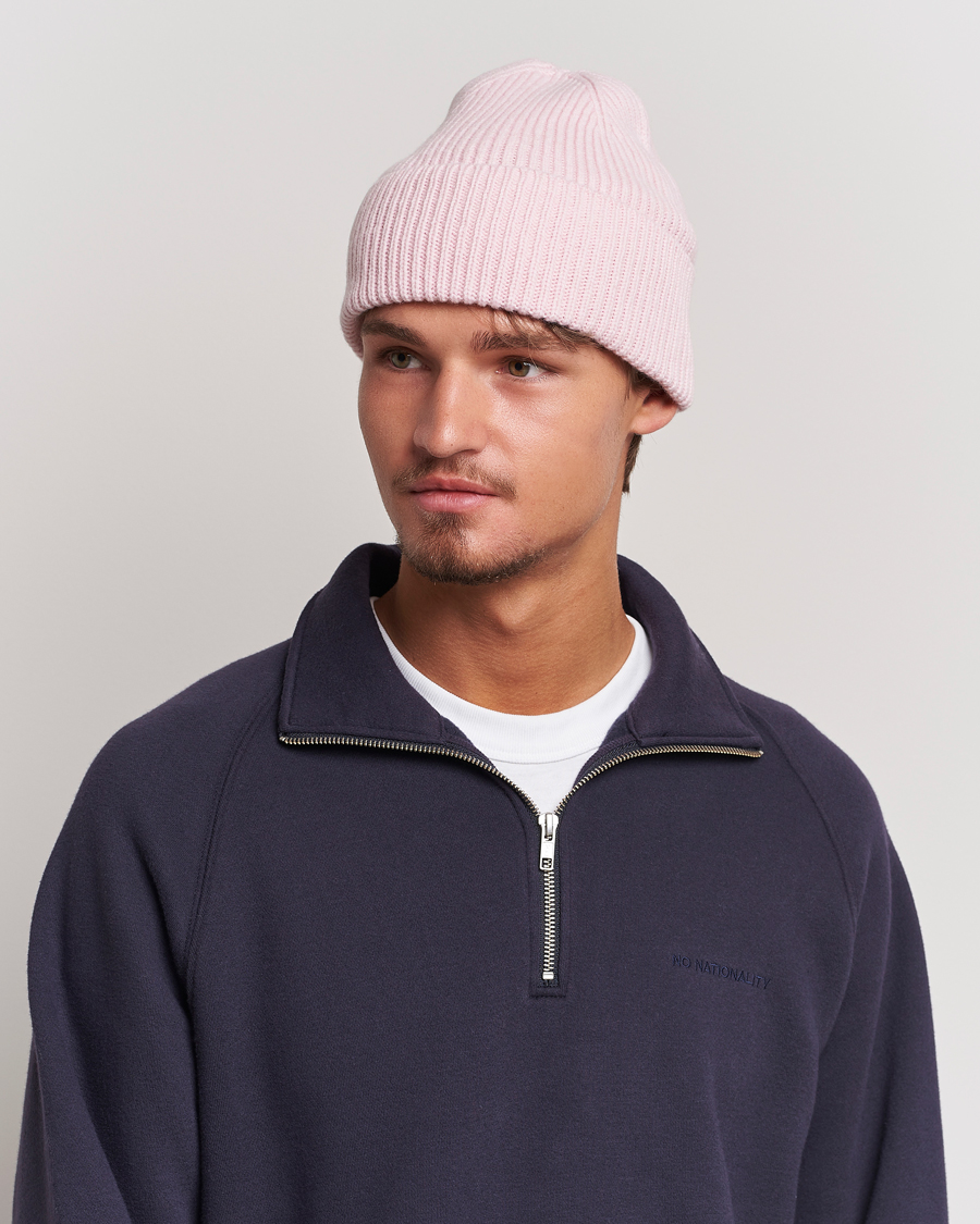 Homme |  | Colorful Standard | Merino Wool Beanie Faded Pink