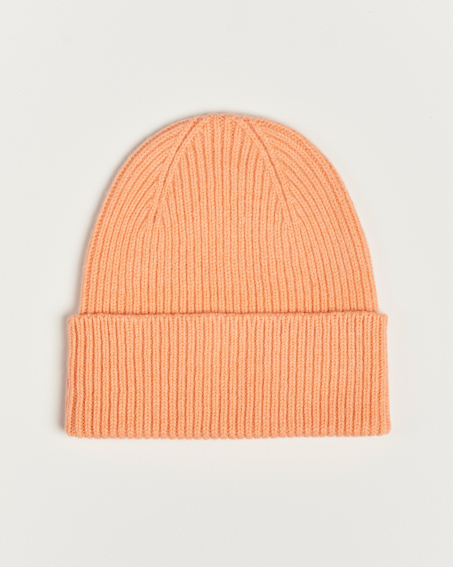Homme | Colorful Standard Merino Wool Beanie Sandstone Orange | Colorful Standard | Merino Wool Beanie Sandstone Orange