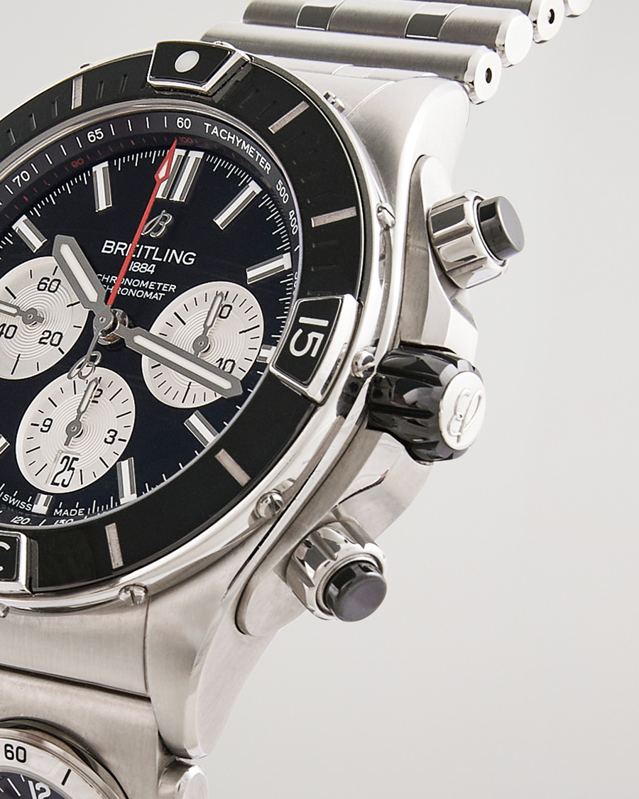 Homme | Breitling Pre-Owned Super Chronomat B01 44 Steel Black | Breitling Pre-Owned | Super Chronomat B01 44 Steel Black