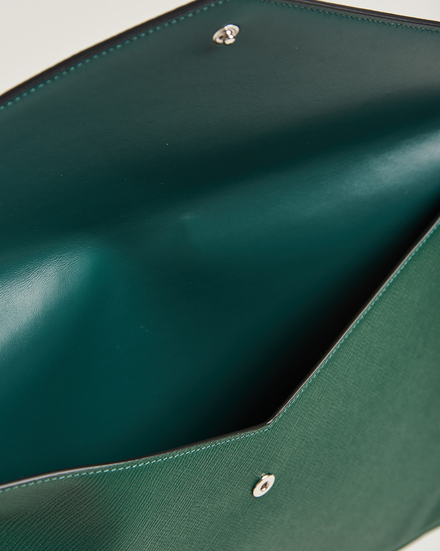 Homme | Smythson Panama Large Envelope Portfolio Forest Green | Smythson | Panama Large Envelope Portfolio Forest Green