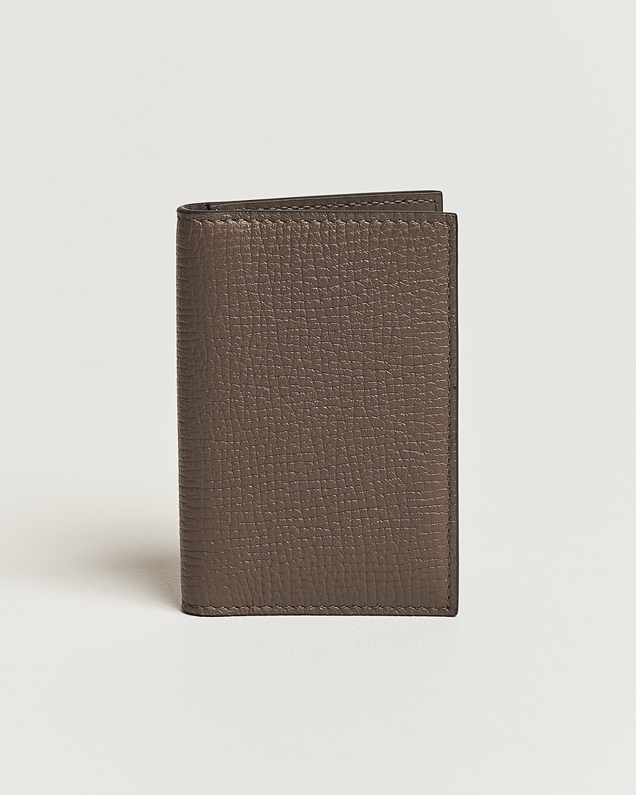Homme | Smythson Ludlow 6 Folded Wallet Dark Taupe | Smythson | Ludlow 6 Folded Wallet Dark Taupe