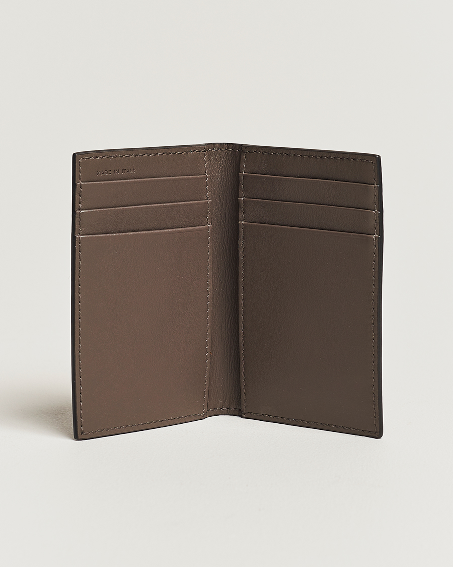 Homme | Sections | Smythson | Ludlow 6 Folded  Wallet Dark Taupe