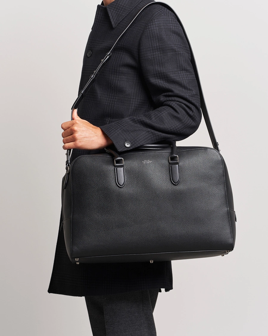 Homme | Valises | Smythson | Ludlow Soft Travel Bag Black