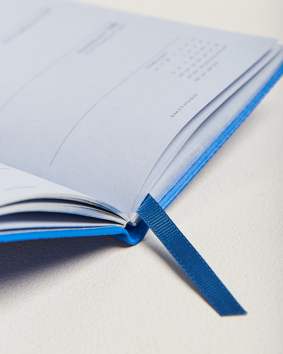 Homme | Smythson Panama Crossgrain Diary 2024 Lapis | Smythson | Panama Crossgrain Diary 2024 Lapis