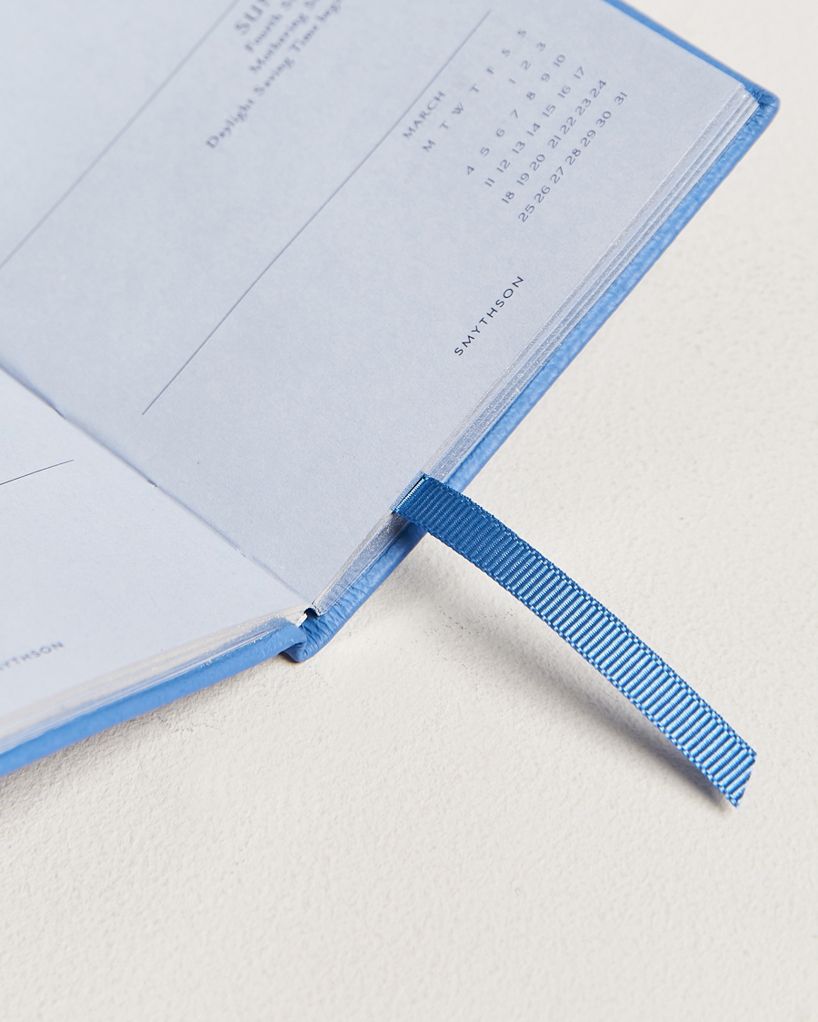 Homme | Smythson Panama Crossgrain Diary 2024 Nile Blue | Smythson | Panama Crossgrain Diary 2024 Nile Blue