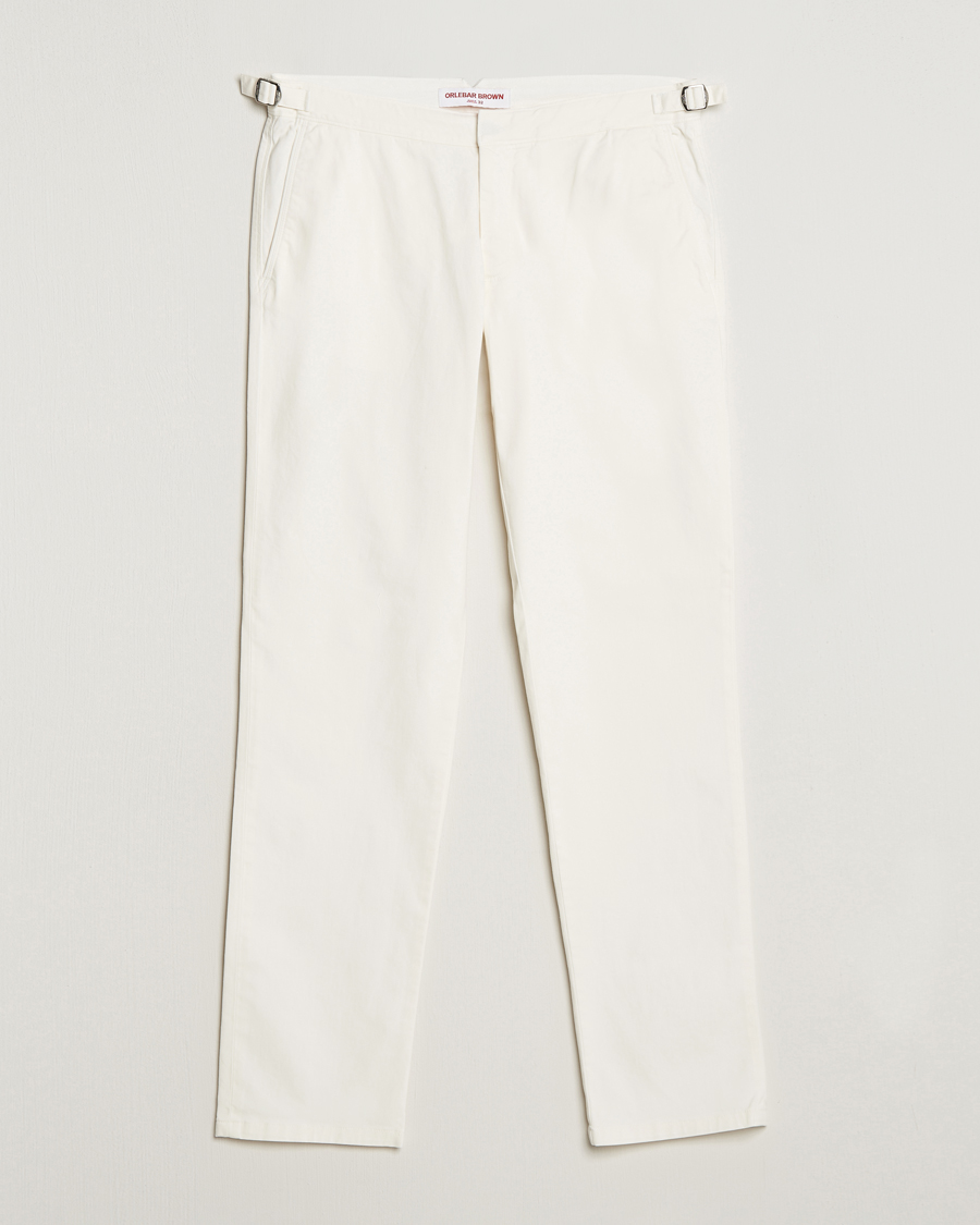 Homme | Pantalons | Orlebar Brown | Fallon Cotton Stretch Trousers Sea Mist