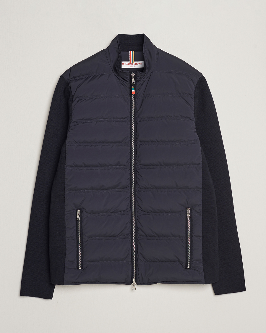 Homme | Manteaux Et Vestes | Orlebar Brown | Wallace Hybrid Padded Jacket Night Iris