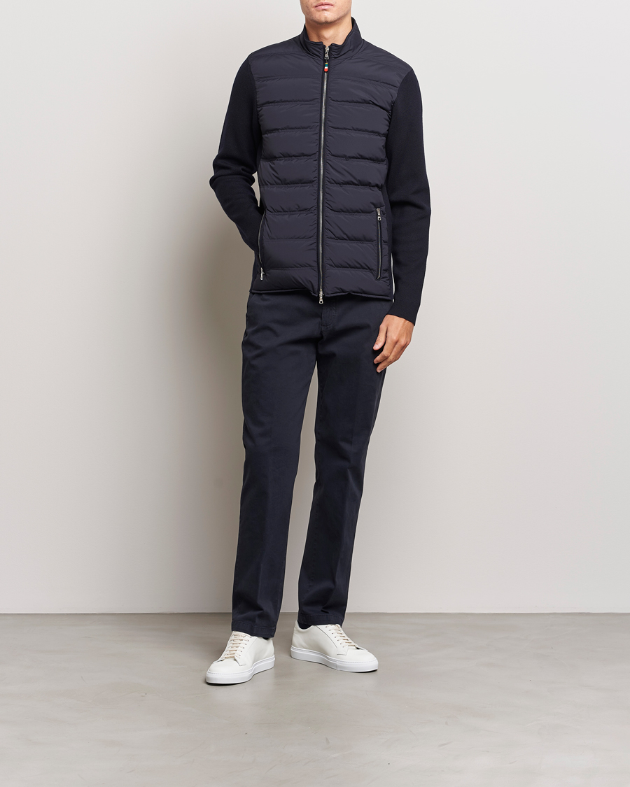 Homme | Manteaux Et Vestes | Orlebar Brown | Wallace Hybrid Padded Jacket Night Iris