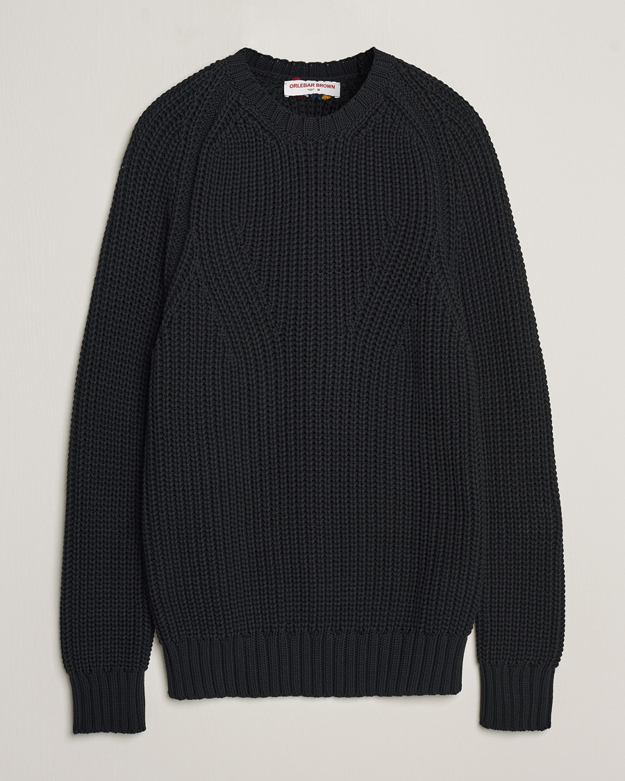 Homme | Pulls Et Tricots | Orlebar Brown | Lipen Cable Sweater Black