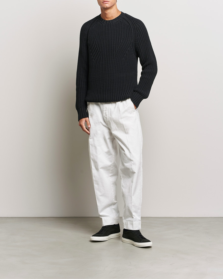 Homme | Pulls Et Tricots | Orlebar Brown | Lipen Cable Sweater Black