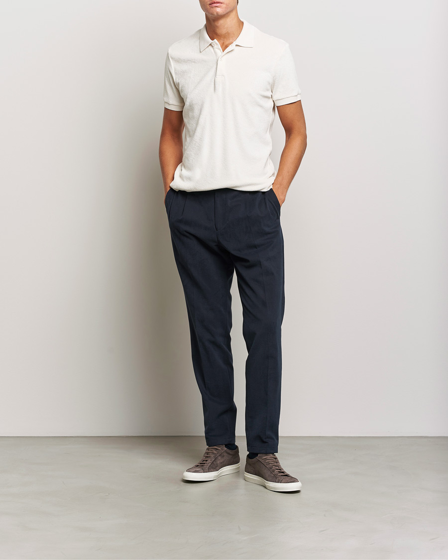 Homme | Polos | Orlebar Brown | Jarrett Towelling Polo Matchstick