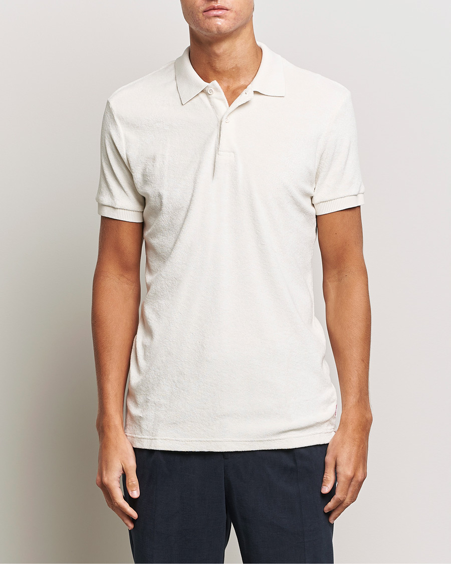 Homme | Polos | Orlebar Brown | Jarrett Towelling Polo Matchstick
