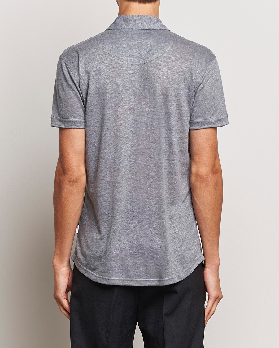 Homme | Polos | Orlebar Brown | Sebastian Tailored Polo Granite