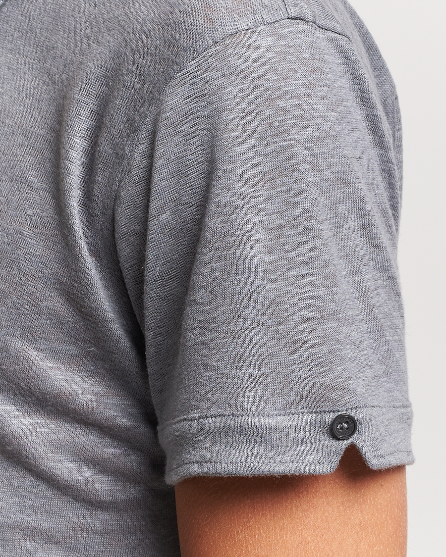 Homme | Polos | Orlebar Brown | Sebastian Tailored Polo Granite