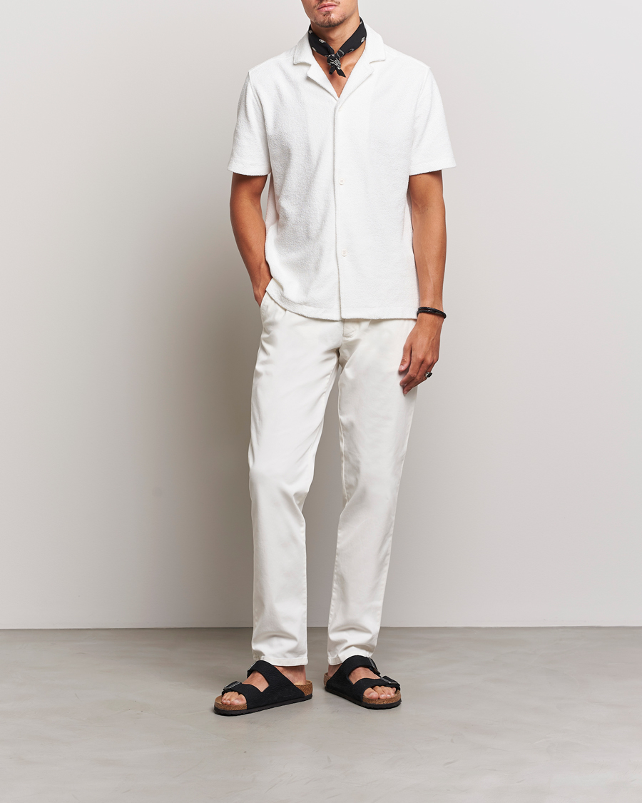 Homme | Polos | Orlebar Brown | Howell Buttoned Poloshirt Sea Mist