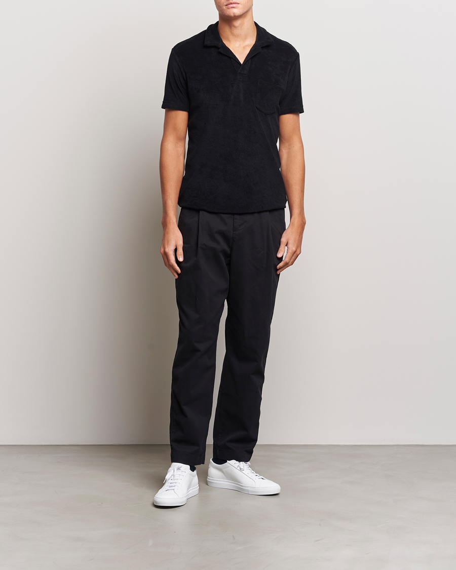 Homme | Pantalons | Orlebar Brown | Dunmore Stretch Needle Trousers Black
