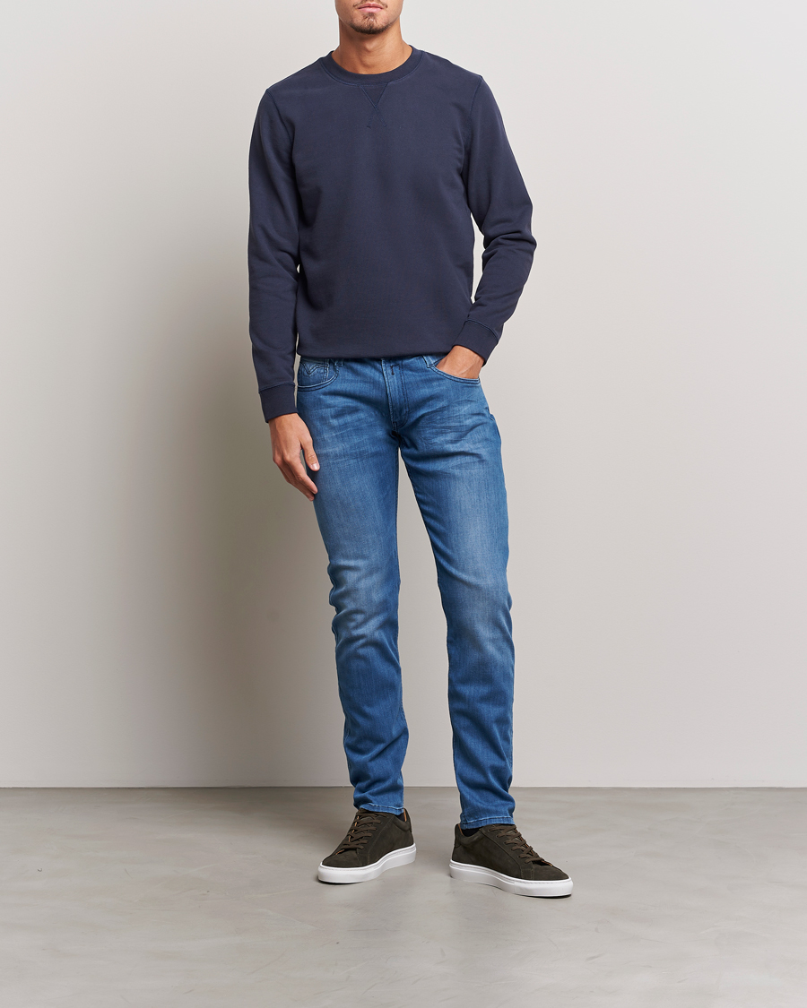 Homme | Jeans | Replay | Anbass Powerstretch Jeans Dark Blue