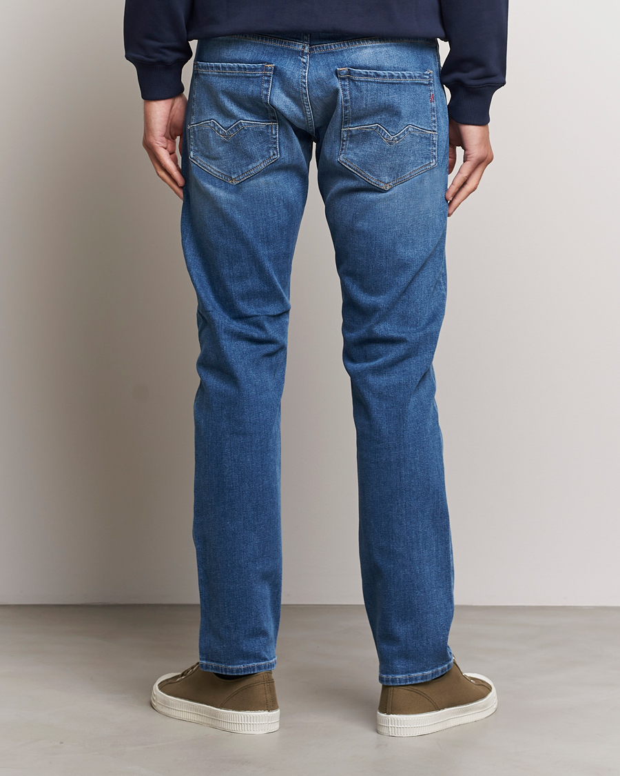 Homme | Jeans | Replay | Rocco Tapered Stretch Jeans Medium Blue