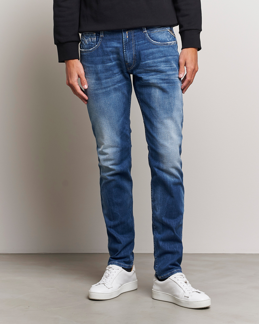 Homme | Jeans | Replay | Anbass Super Stretch Bio Jeans Medium Blue